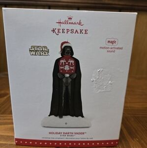 Hallmark Keepsake Star Wars Holiday Darth Vader Talking Magic Ornament